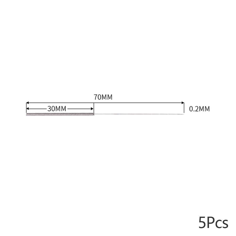 5 buc instrumente imprimantă 3D ace de curățare a duzei din oțel inoxidabil E3D V6 duză MK8 burghie ac pentru imprimanta 3D Ender 3 V2
