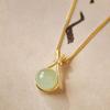 Bead Lucky Bag Rhinestones Women Inlaid Necklace Shining Pendant Adjustable Female Elegant Necklace Accessories