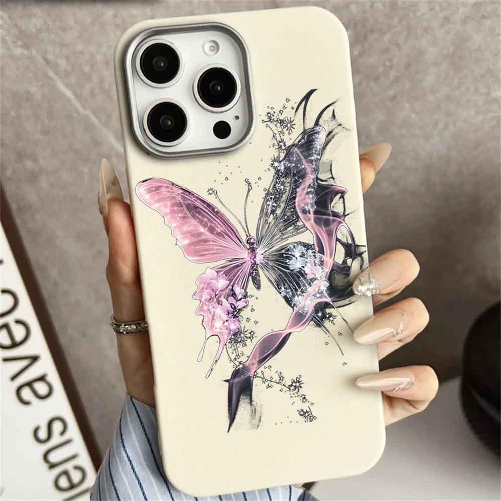 

Чехол с цветочным принтом, чехол для телефона, чехол из ТПУ-силикона для Xiaomi Samsung Iphone, противоударный чехол для мобильного телефона Samsung Galaxy A55 5G античный белый