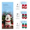 4Pcs/set Christmas Deer Snowman Pet Knitted Socks Winter Warm Indoor Wear Slip On Paw Protector Small Dogs Cat Socks Shoes