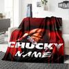 Chucky Returns With A Bloody Twist Blanket Customized With Your Name Lightweight And Warm Perfect Gift For Home Office Camping Sofa Travel Beach