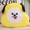 Almofada de conforto de pelúcia BTS BT21 Decoração de casa Kpop