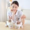 Realistic Adorable Plush Rabbits Lifelike Animal Bunny Simulation Rabbit Toy Photo Props Model Birthday Gift for Kids Baby
