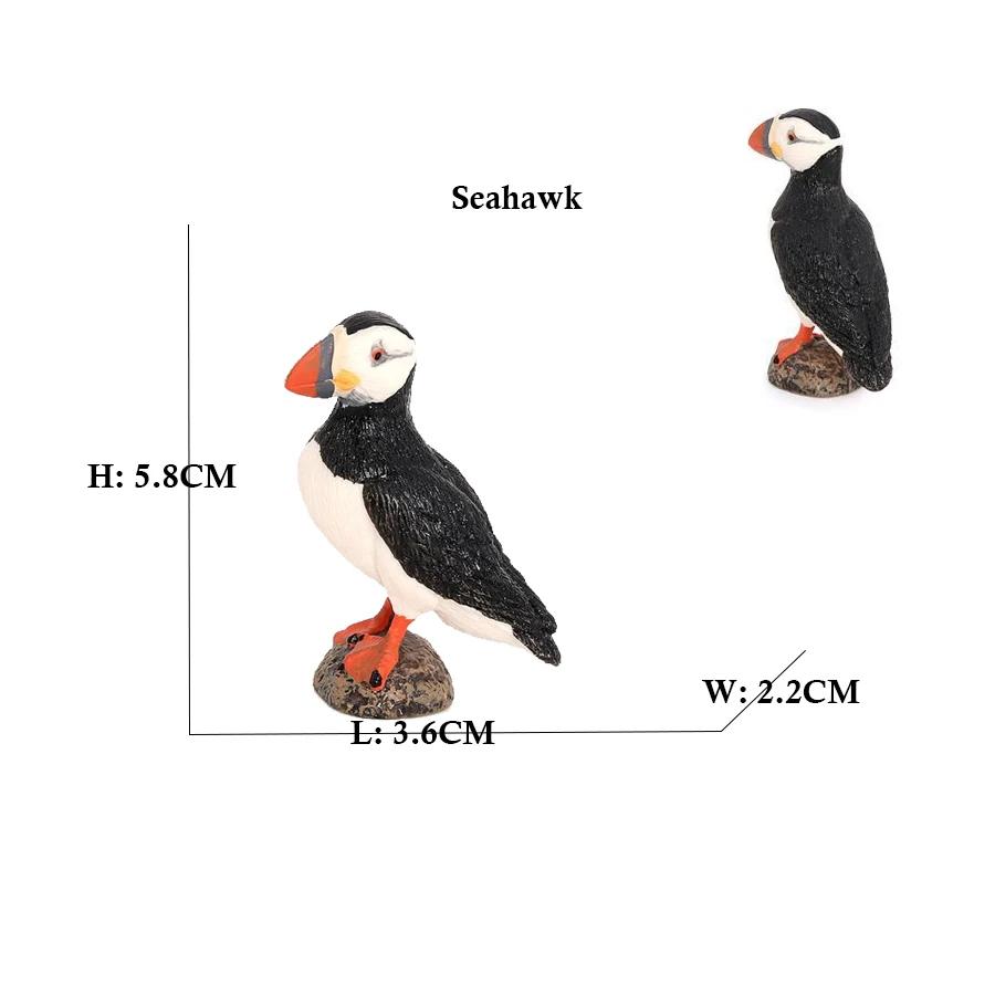 Kiwi Bird Jungle Animals Figures Peacock Phoenix Mallard Turkey Toucan Action Figure Toy Animal Figurines Toys for Kids Gifts