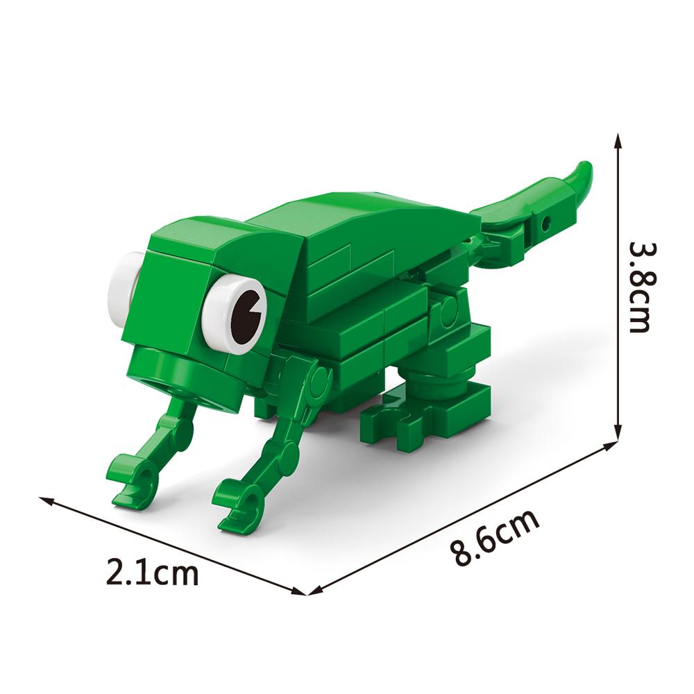 Insect World Animals Scorpion Mantis Ants Spider Birds Marine Animal Building Blocks Toys Desktop Ornaments Bricks Kids Gift