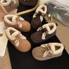 Suede Women Fur Snow Boots Winter Warm Loafers Shoes Designer Short Plush Cotton Boots Platform Fashion Comfort