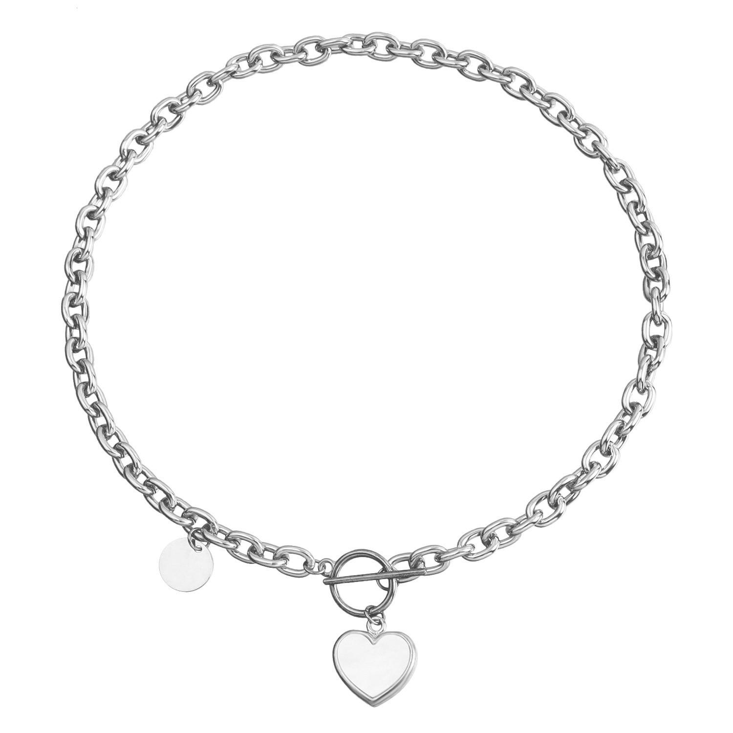 

Модное ожерелье, ожерелье в форме сердца, женское ожерелье в подарок чёрный