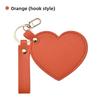Rotate Small Mirror Love Heart Makeup Mirror Korean Style Colorful Love Keychain  Women