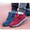 Women Winter Velvet Snow Boots Casual Lace Up Warm Outdoor Cotton Shoes Large Thick Anti Slip Sport Shoe 35-45