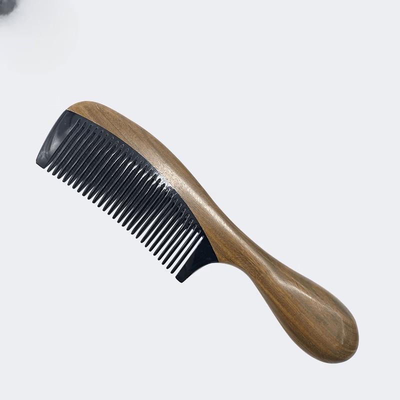 Green Sandalwood Fine-Tooth Comb