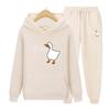 Peace Was Never An Option Two Piece Set  Printing Men Womens Hoodies Tracksuits Jogger Pants Thick Warm Clothes Men
