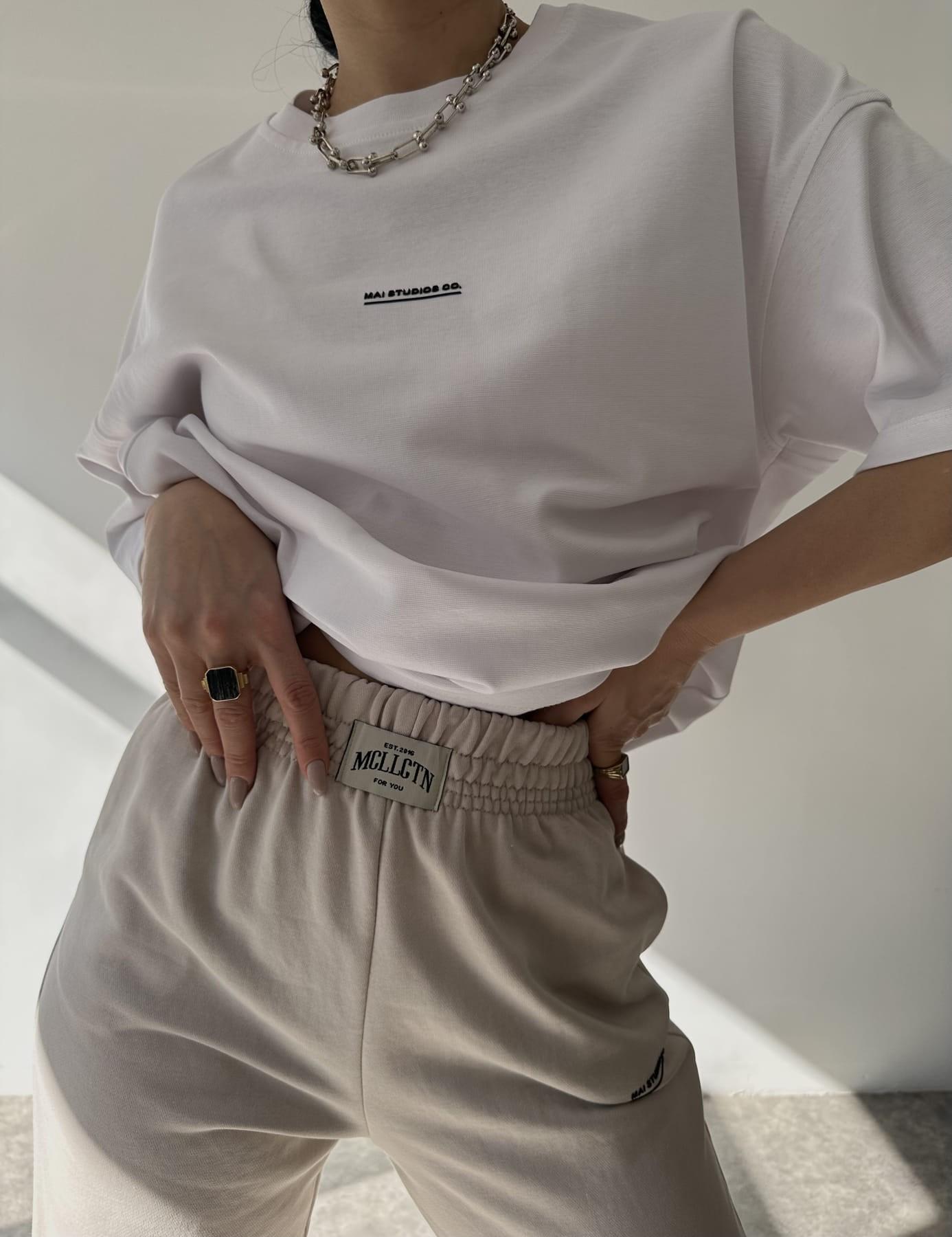 

1535 — Комплект футболок оверсайз MCLLCTN Supreme Bone