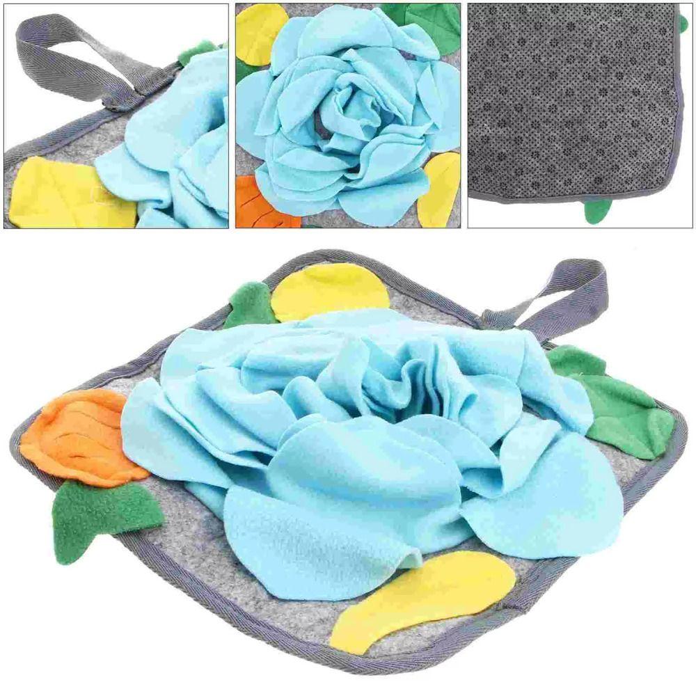 Slow Feeding Pet Sniffing Mat Hanging Straps Foraging Training Pad Pet Snuffle Mat  Rabbit Feeding