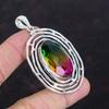 Faceted Multi Tourmaline Pendant Top Quality Gemstone Pendant Handmade Jewelry 925 Sterling Silver Pendant Brand New Pendant Gifts For Women