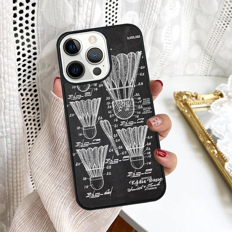 Badminton Sport phone Case Cover For iPhone 17 Air 16 15 14 Plus for apple 16 11 12 13 Pro Max coque