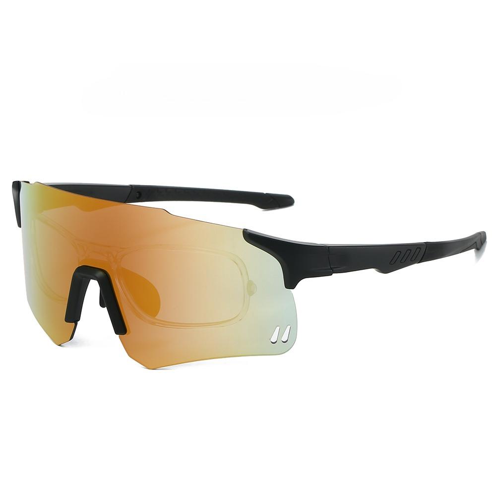 Rimless Sports Protective Sunglasses Men Fashion Mirror Outdoor Cycling Goggle New Women Anti-UV Windproof Shades