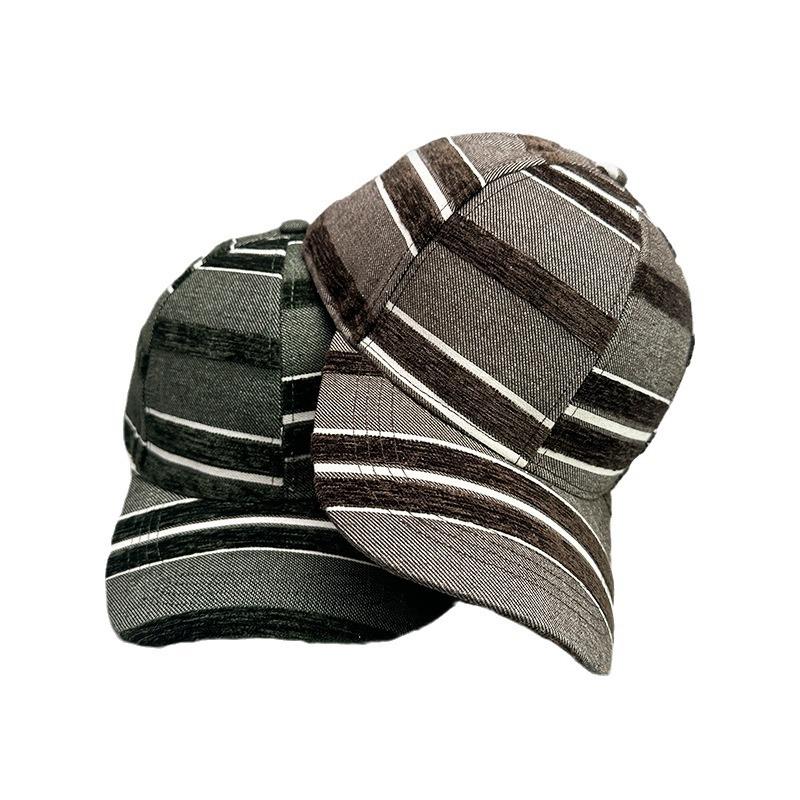 Classic Retro Plaid Striped Baseball Cap Men'S And Women'S Sunshade Casual Outdoor Fashion Cap