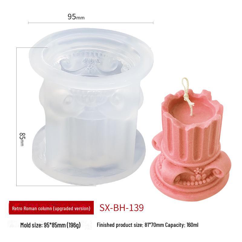 

Форма для ароматерапевтической свечи Sanxin - европейский ретро-стиль