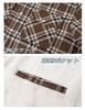 TACVASEN Check Shirt with Chest Pocket and Fleece Casual Sports Flannel Biking Soft Size 2XL Men's Lining, Coat, Top, Shirt, Wear, Travel, Brown,