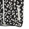 X-girl Leopard Pattern Sports Jacket S Black Leopard Pattern Women Used