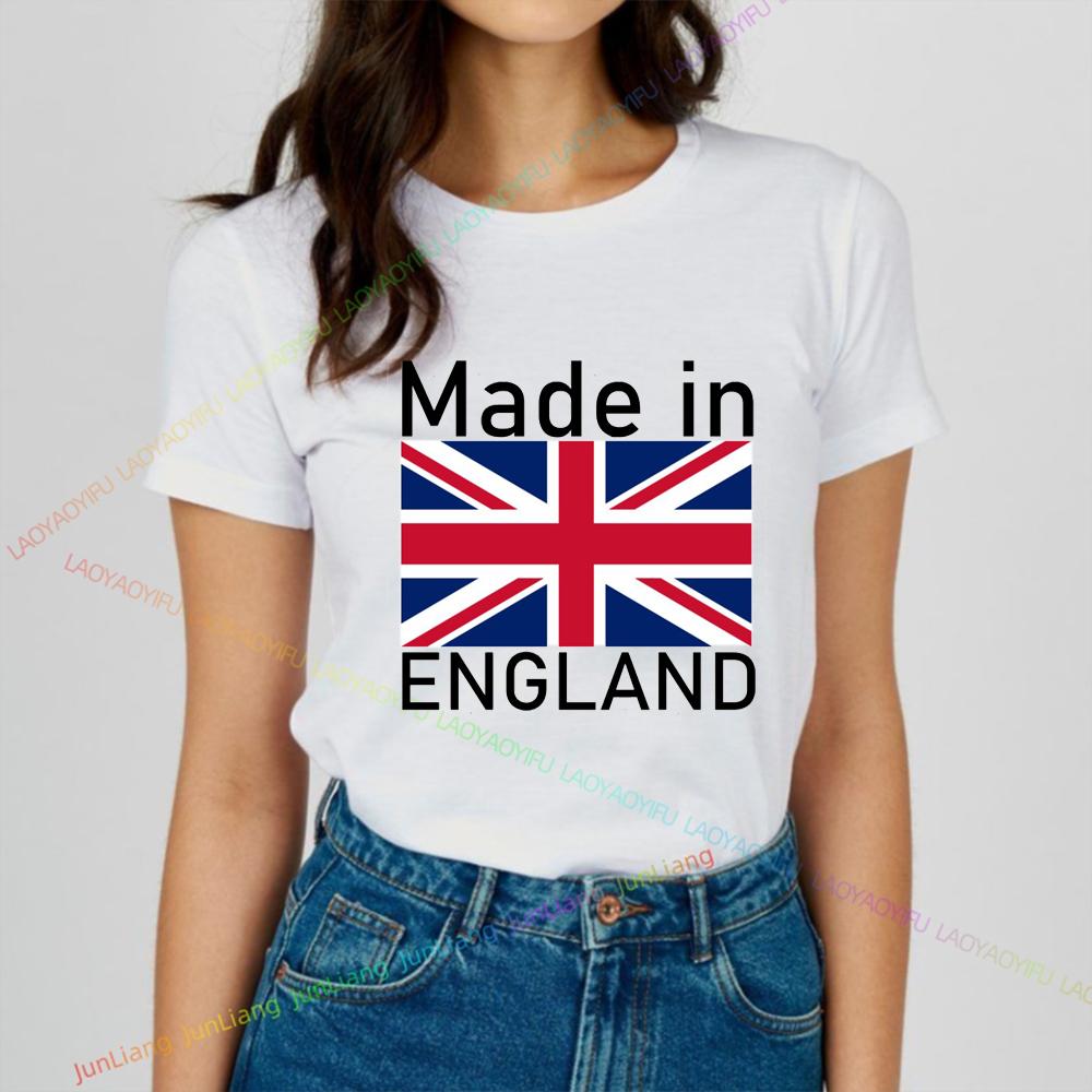 2024 Summer New Funny Shirt England Flag Badge Unisex Patriotism Graphic T Shirts Womens Tshirts Men Tshirt Short Sleeve Tee