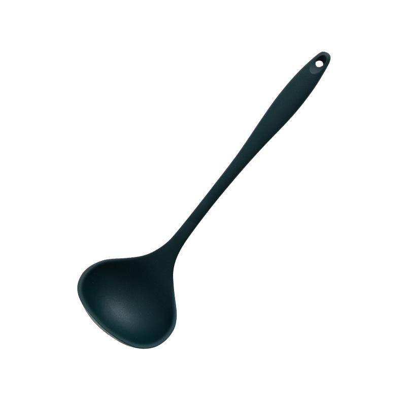5-Piece High Temp Silicone Spatula & Ladle Set for Non-stick Cookware