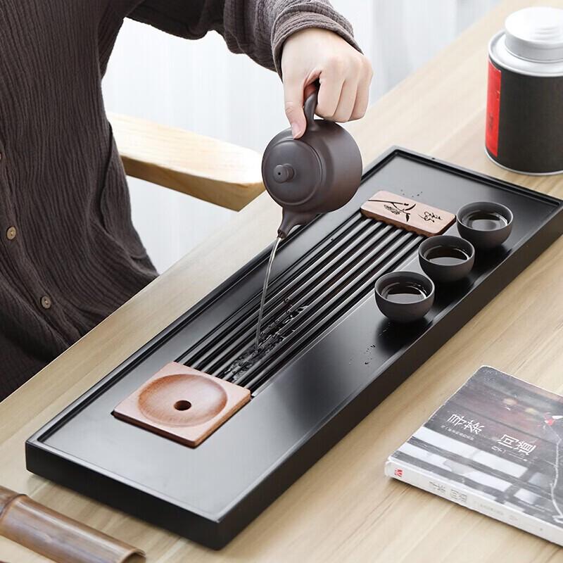 Ebony Wood Tea Tray for Kung Fu Tea