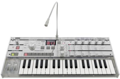 Sintetizzatore a modellazione analogica KORG microKORG Crystal modello 20th Anniversary Vocoder a batteria 37 tasti Microfono incluso