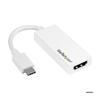 USB-C til HDMI-adapter - STARTECH - 4K 60 Hz - Hvit - Kompatibel med MacBook og HP ENVY