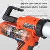 12V 44x30x8cm Fully Automatic Lithium Battery Glass Glue Gun Household Pressure Sewing Repair Power Tool Specialized Electric Melting Glue Machine