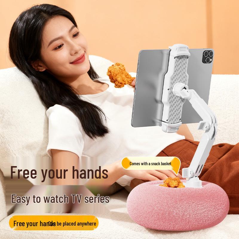 Cross-Border Mobile Phone Holder & Plush Pillow Support – Perfect for Lazy Quilt Video Watching