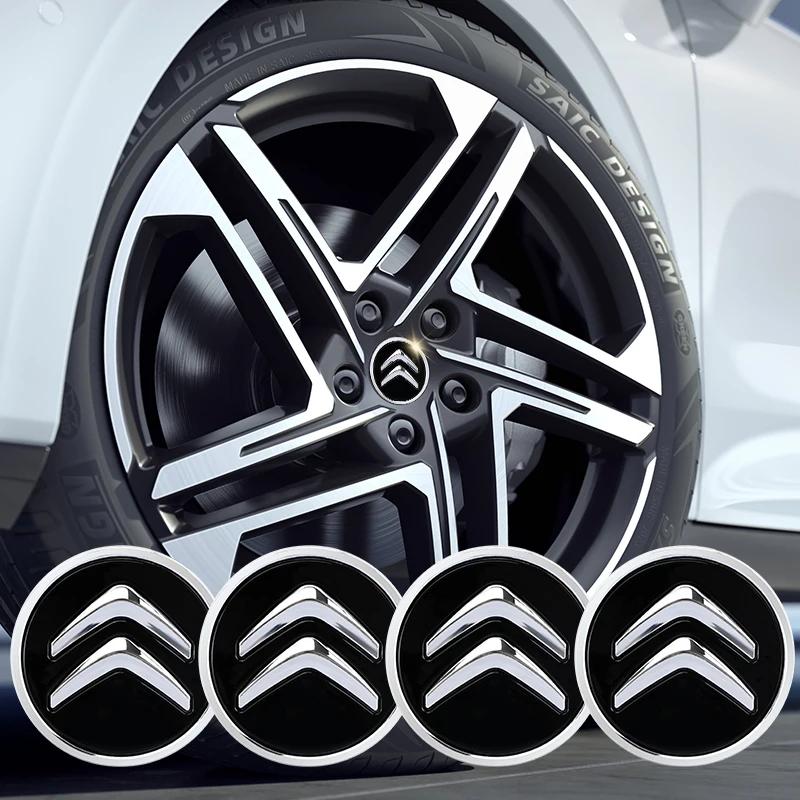 4 peças 60MM Calotas Centrais de Roda Tampa Central de Roda Para Citroen C4 C5 C3 C2 C1 C4L C6 Picasso Saxo C-ELYSEE VTS