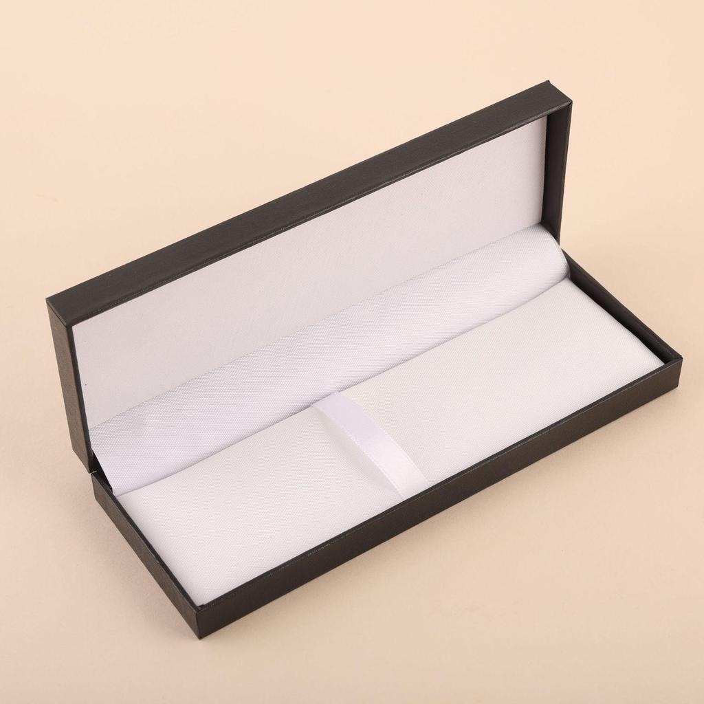 Set Regalo Penna Stilografica Nera con Scatola Flip-top Stampata con Logo