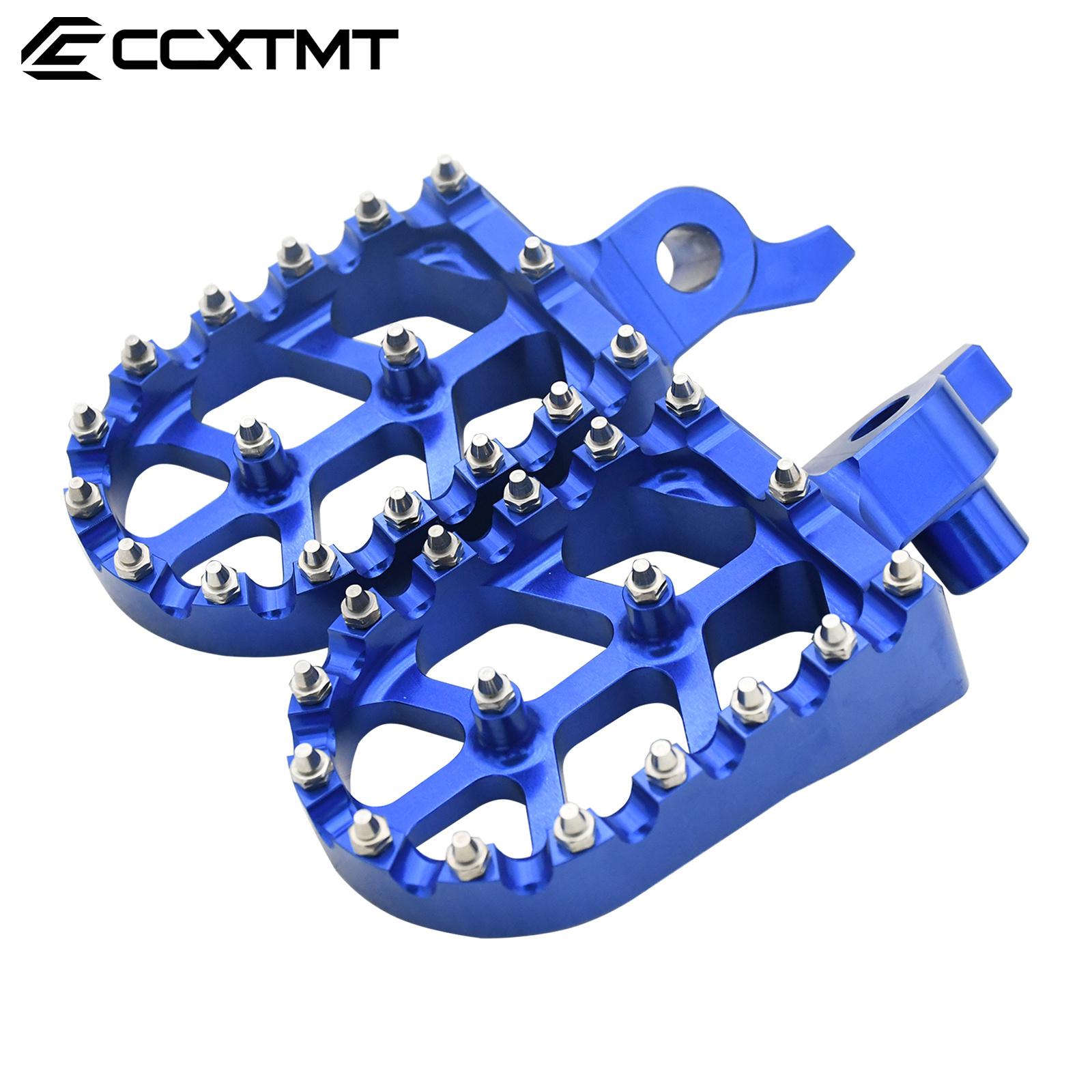 Motorcycle CNC Aluminum Foot Pegs Pedals Rests Footpegs Footrest For Yamaha YZF250 YZF450 WRF450 YZF450X 2023-2024 YZ250F YZ450F