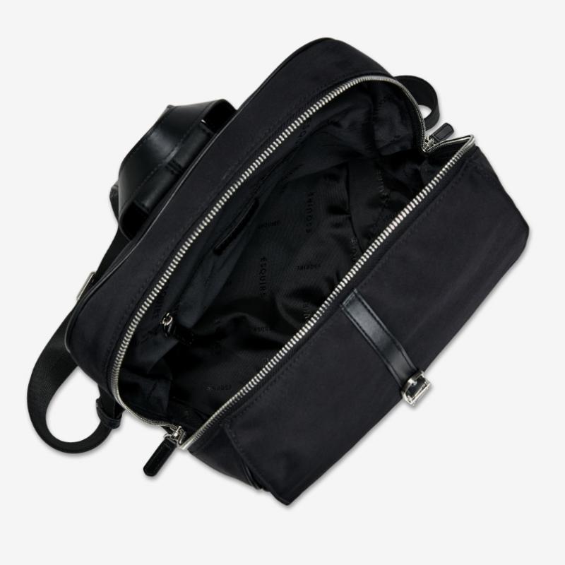 Esquire Collection Esquire Bijou Twill Nylon Backpack Black