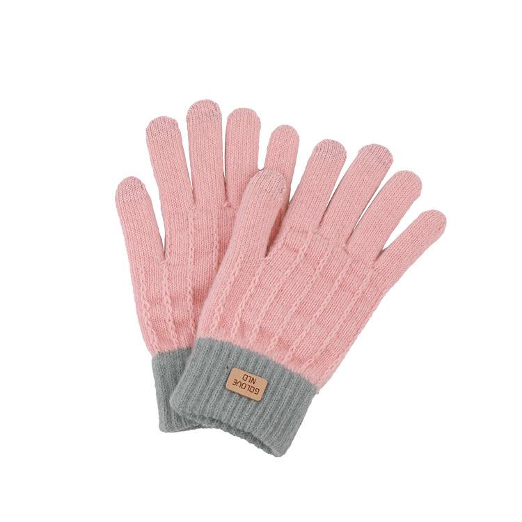 Winter Warm Gloves with Elastic Cuffs, Soft Texture, Unisex Style - for Outdoor Leisure and Holiday Gifts, Available In Colors