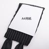 Aurora Pleated Sub Size 40 Japanese-made Bag, (Seseragi Black)