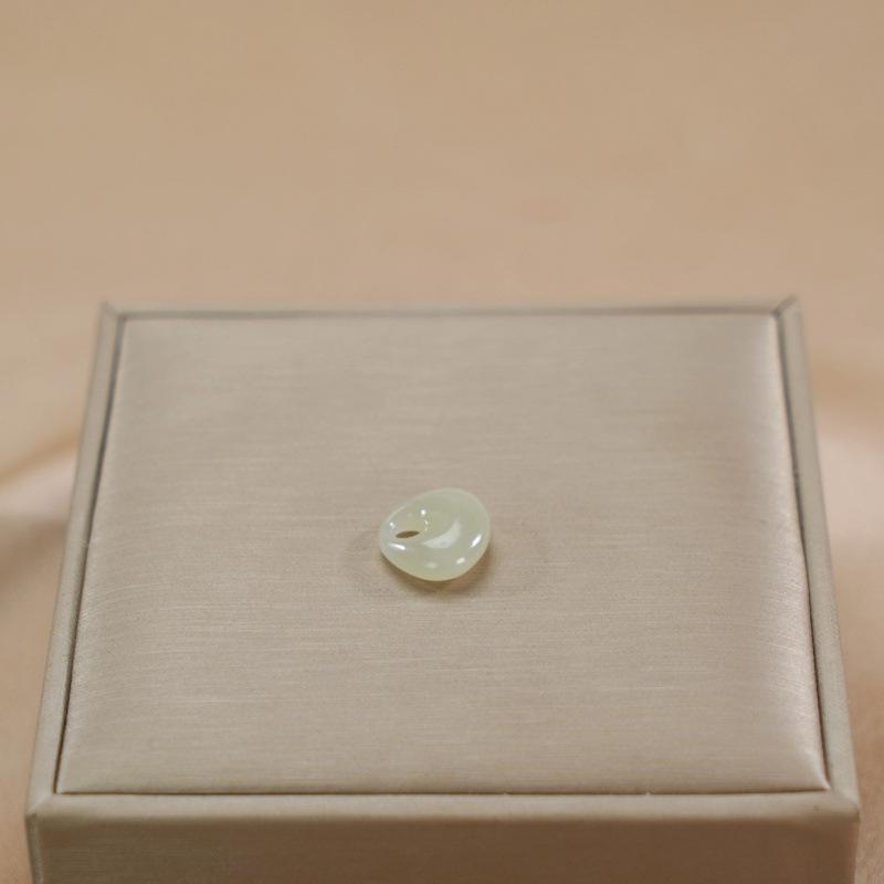 High Quality Natural Hetian Jade Round Beads - DIY Jewelry Accessories, Semi-finished.