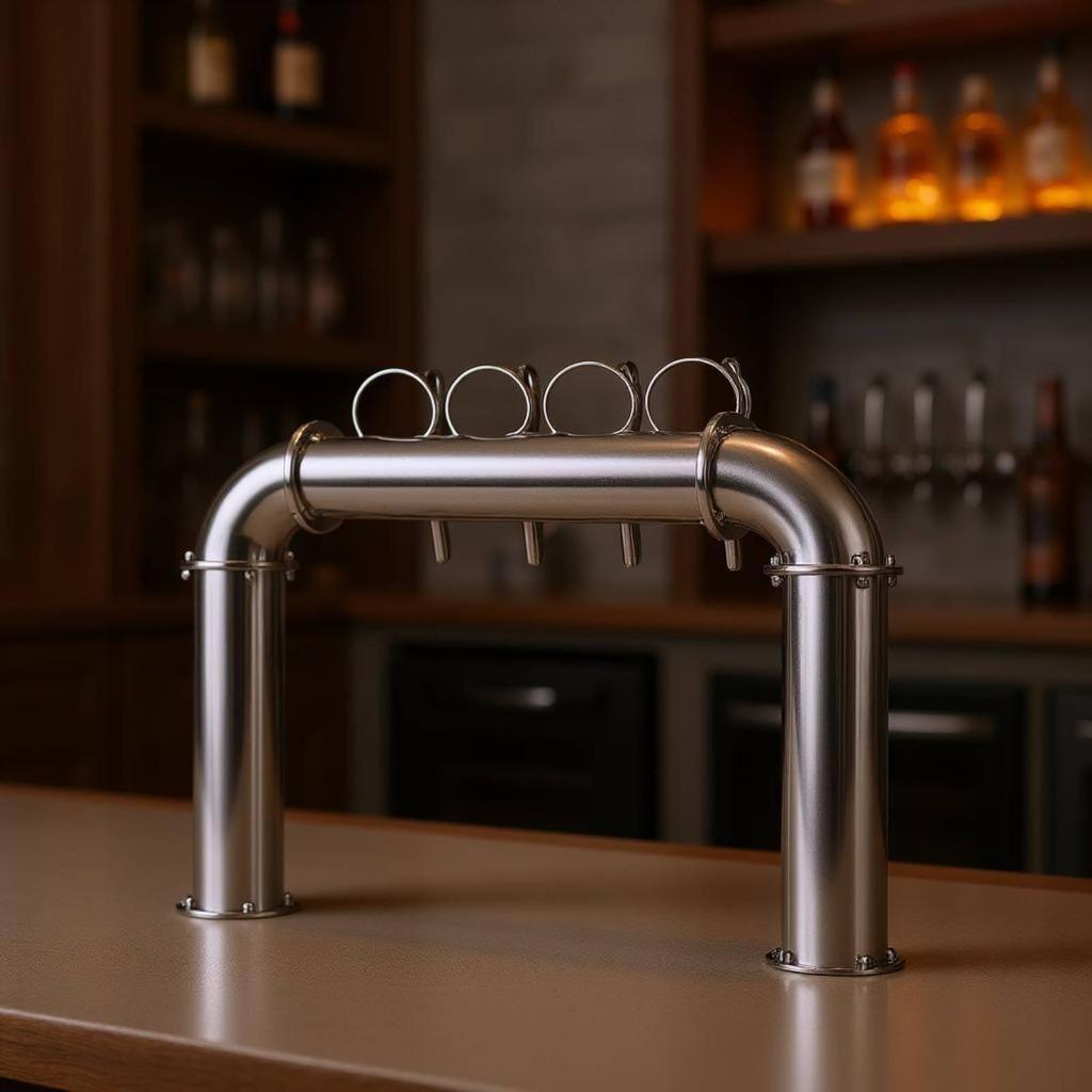 4 Faucet Beer Dispenser Reflective Arch 4head