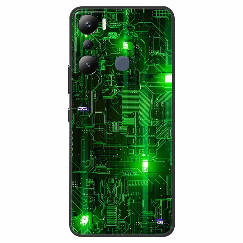 For Infinix Hot 20i Case Hot12i X665C Shockproof Soft Silicone TPU Back Cover For Infinix Hot 20i 20 I X665E Phone Cases 6.6"
