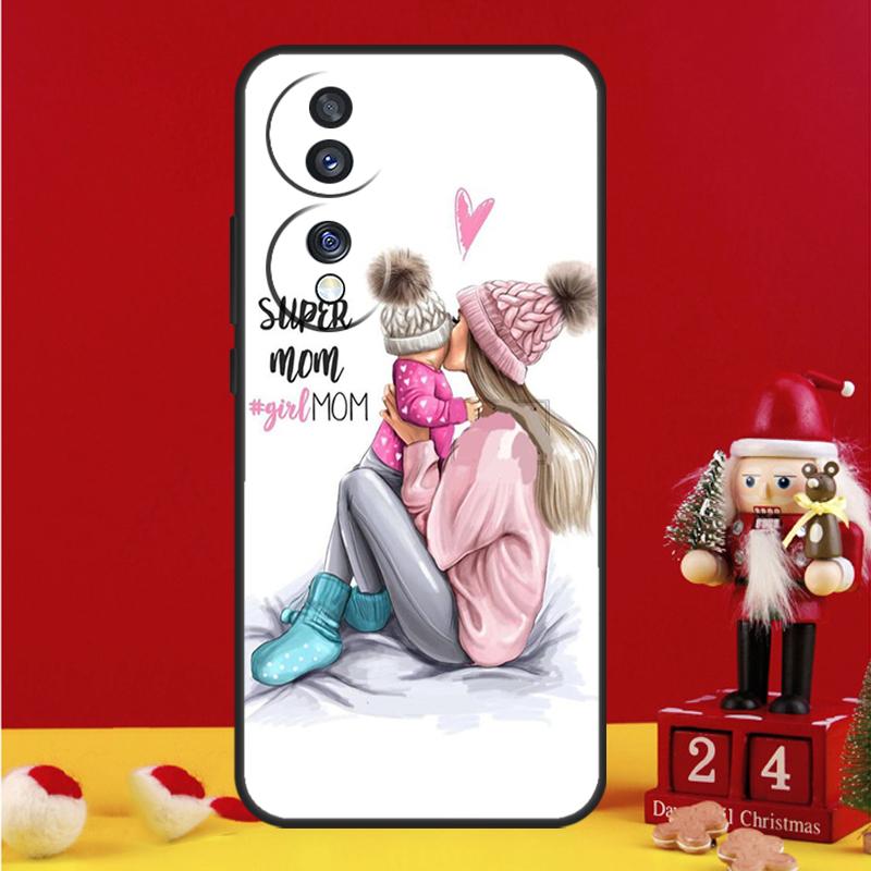 Baby Mama Tochter Mädchen Sohn Papa Hülle für Honor Magic 5 6 7 8 Pro Honor 200 400 50 70 90 Lite X8b X8c X9a X9b X9c Win RT Cover