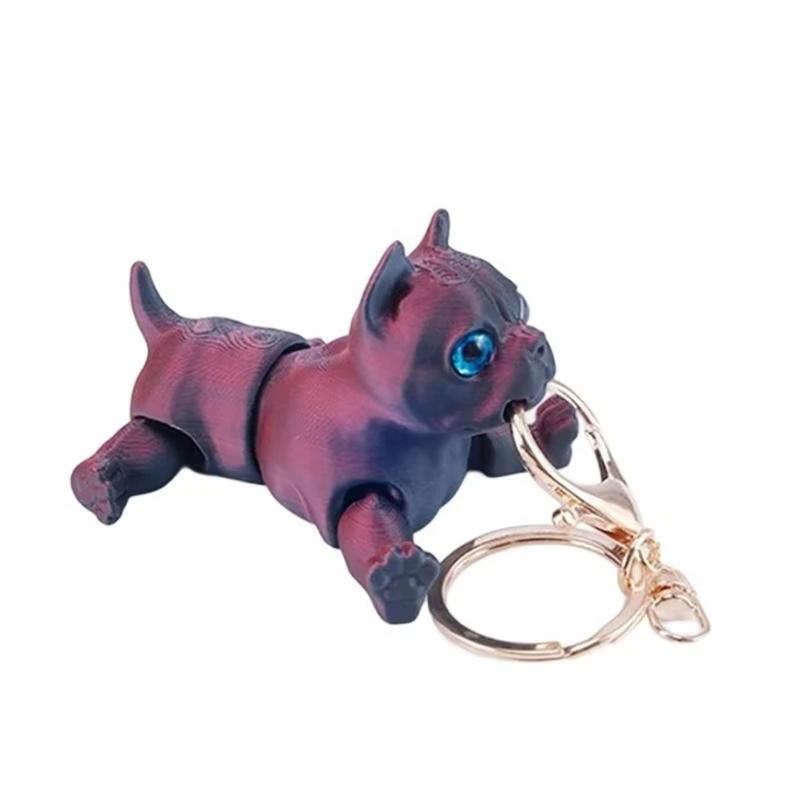 Kolorowe Zwierzątka Rękodzieło Zabawka dla Dzieci Piesek Drukowany 3D Dla Psa Ulga w Stresie Wspieranie Pielęgnacji Jamy Ustnej i Rozrywka