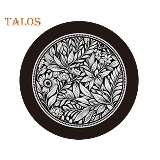 Vintage Absorbent Coaster Ethnic Floral Fabric Teacup Mat Quick-Dry Diatomite Drinks Coasters for Hot Cold Drinks