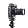 Quick Release Camera Tripod Head Stabilizer Slider Base with Macro Plate & Mount Extension