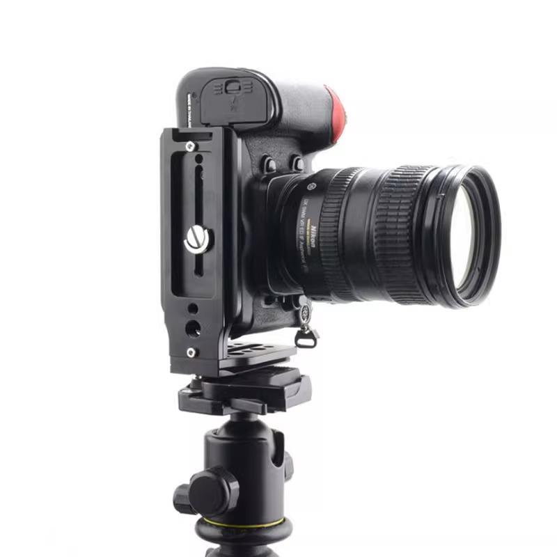 Quick Release Camera Tripod Head Stabilizer Slider Base with Macro Plate & Mount Extension