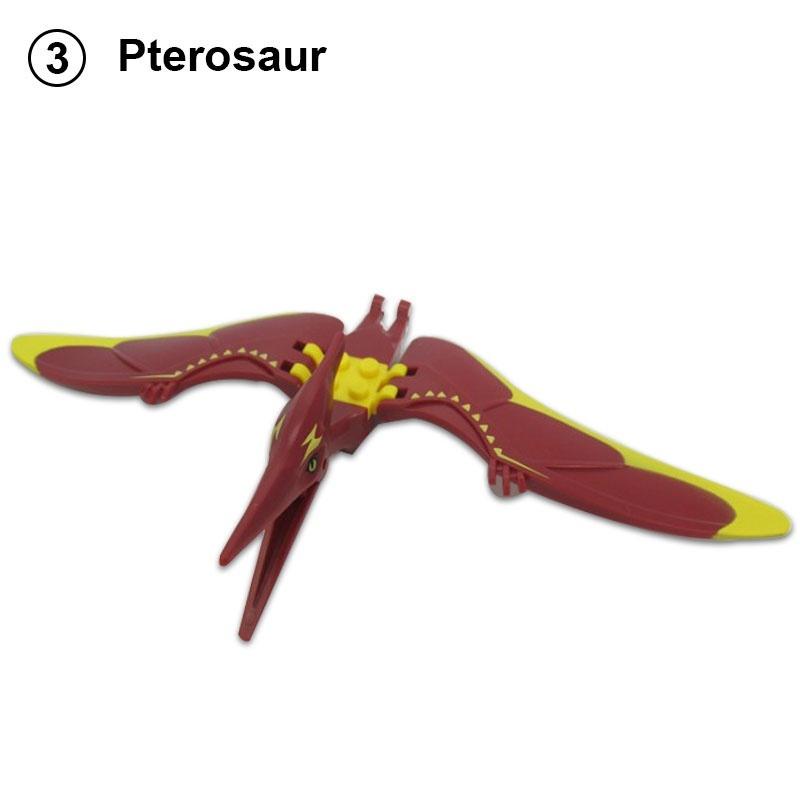 Jurassic World Dinosaurs Brick Blocks: Indominus Rex T-Rex Pteranodon Raptor