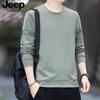 JEEP SPIRIT Men's Casual Long-Sleeve Pullover Sweatshirt