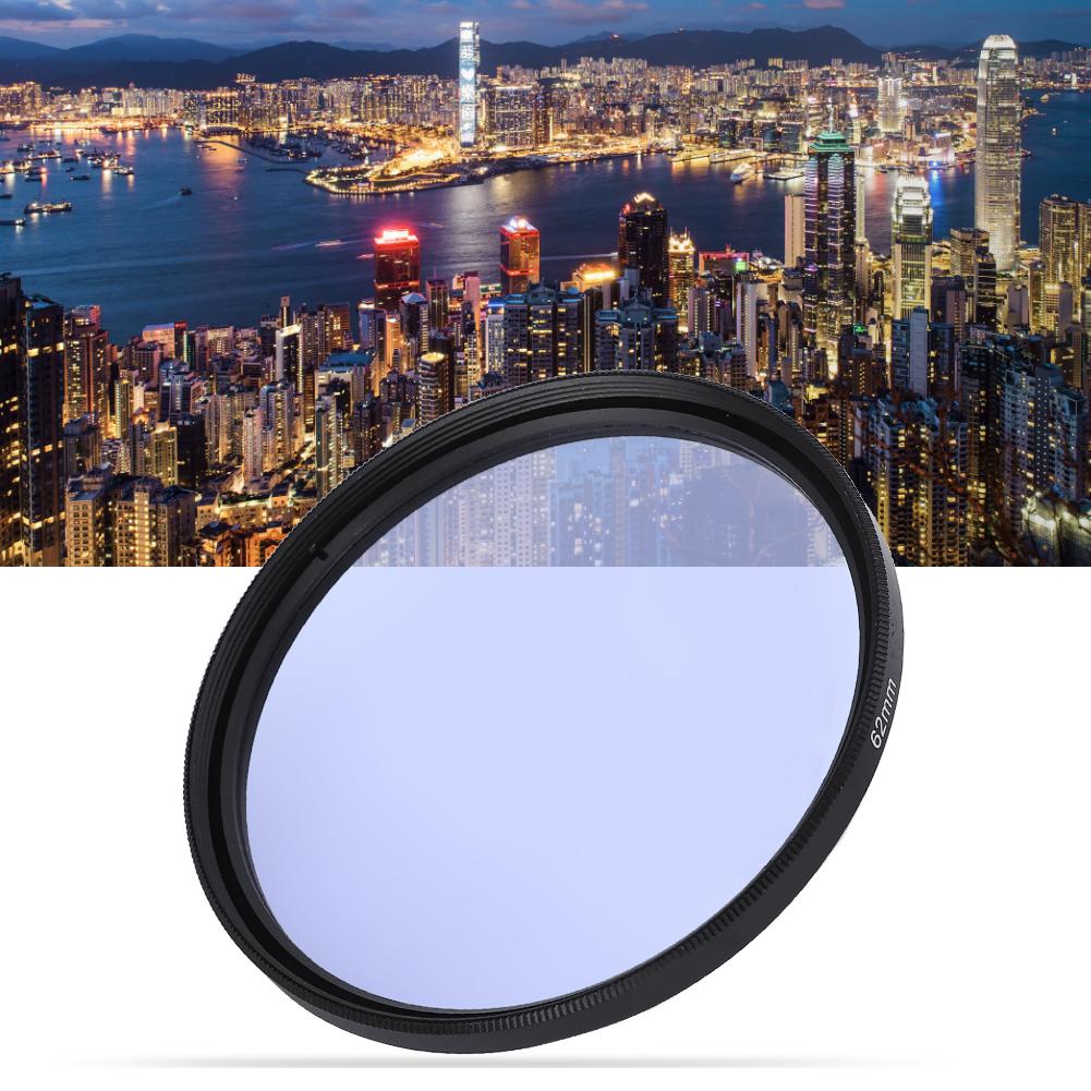 Junestar 62mm Lightweight Pollution Reduction Starry Sky Night Lens Filter for SLR Camera