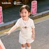 Balabala Girls' Hongshan Zoo IP Short Sleeve T-Shirt