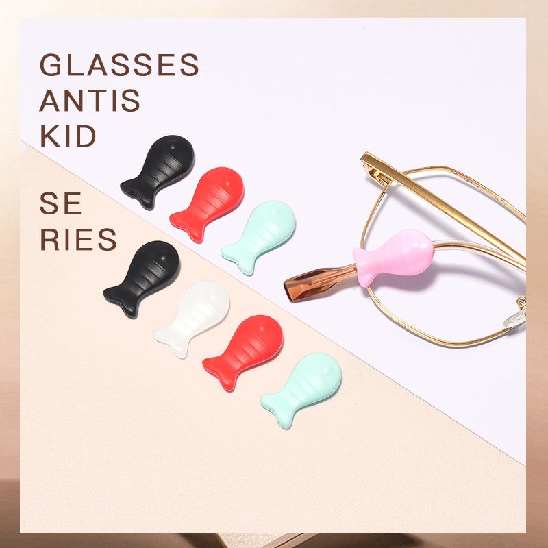 5Pairs Silicone Fish Shells Anti Slip Ear Hook Eyeglass Eyewear Accessories Eye Glasses Grip Fixed Rings Temple Tip Holder